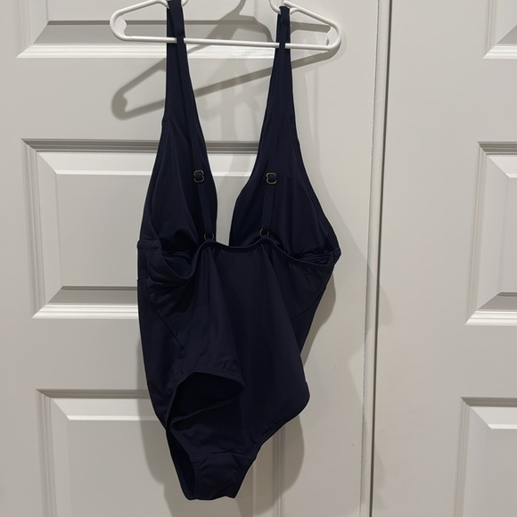 NWT Andie  One Piece Swimsuit Navy Blue Size Medium - Picture 3 of 12